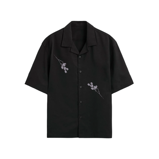 Void Obsidian Wings black Bowling Shirt
