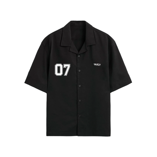 Voyd Football Royalty Black Bowling Shirt