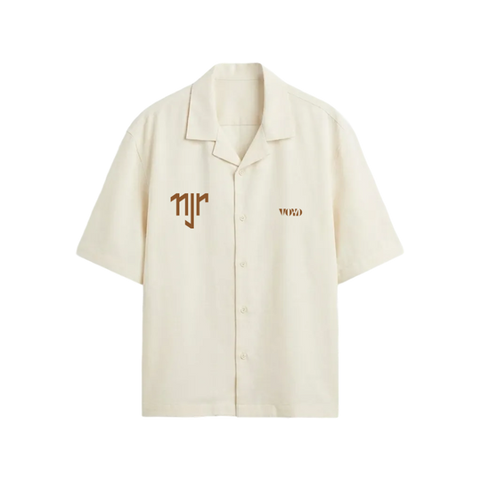 Voyd NJR Legacy White Bowling Shirt