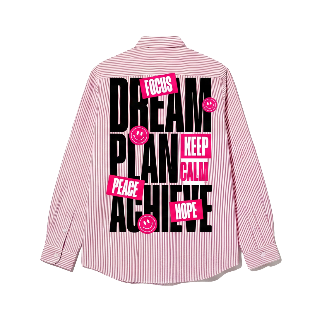 Voyd Dream Plan Pink Stripe Shirt