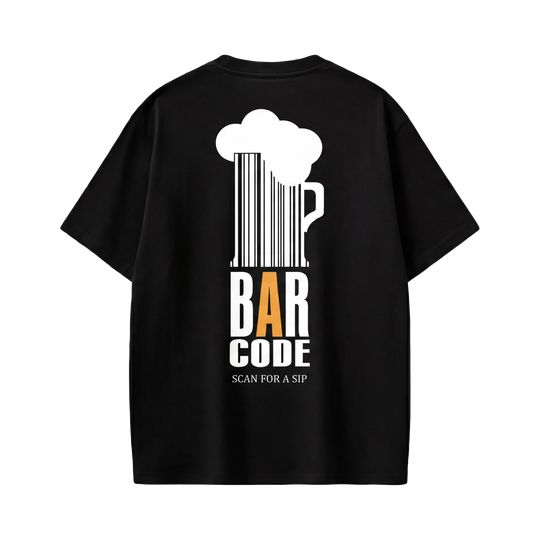 Voyd Bar Code Black t-shirt