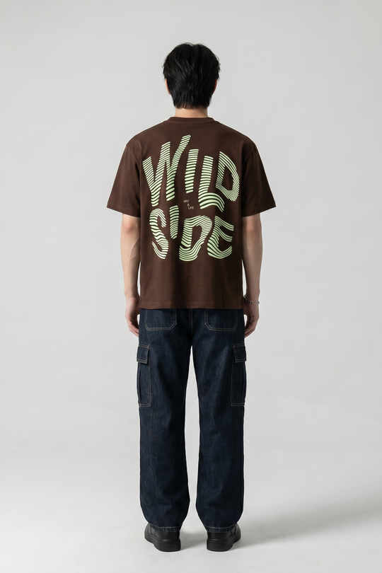 Voyd Wild Side Brown T-shirt