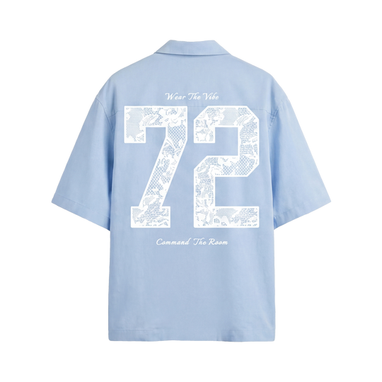 Void Rule 72 Ice Blue Bowling Shirt