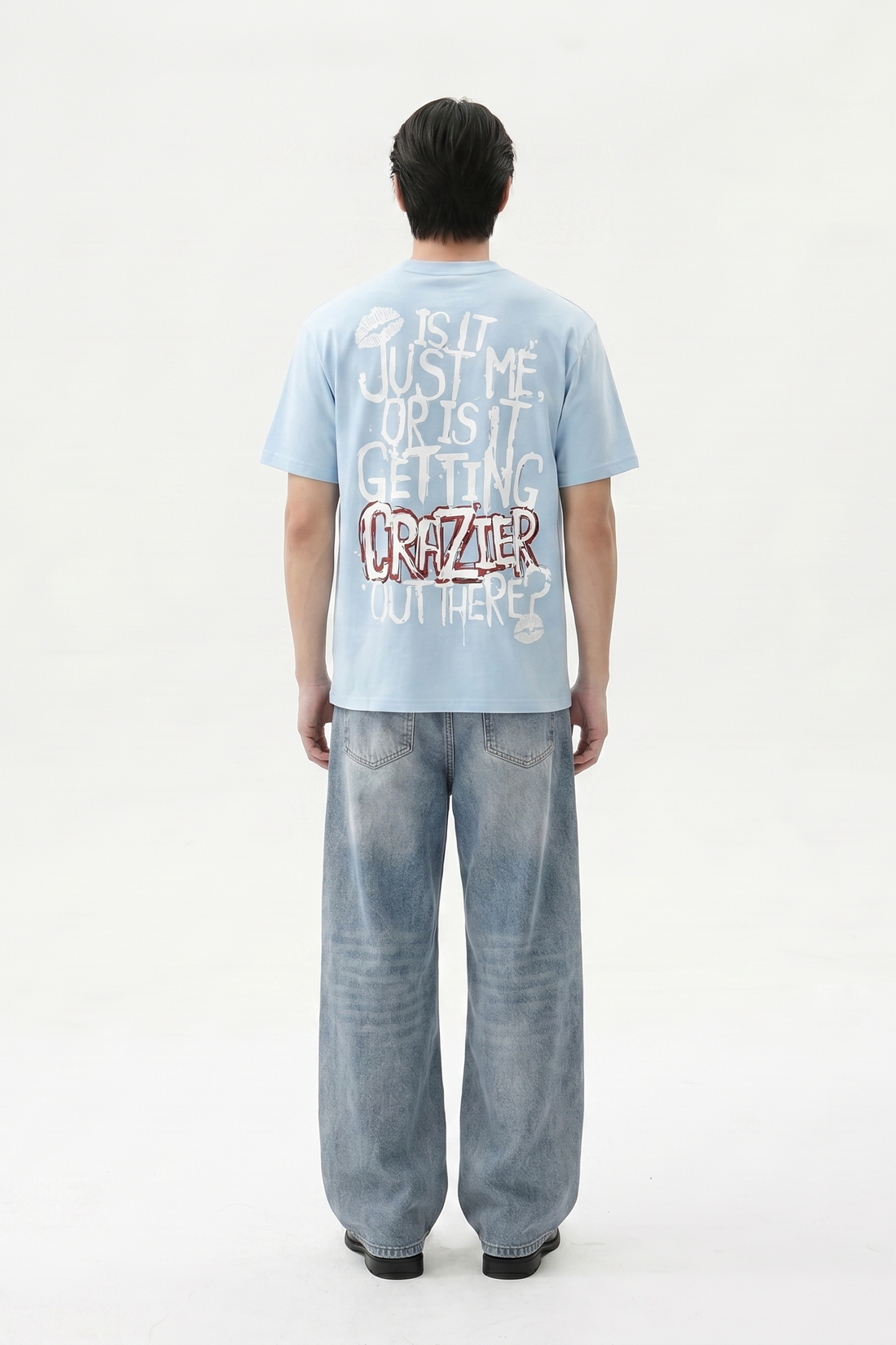 Voyd Design Drip Ice Blue T-shirt