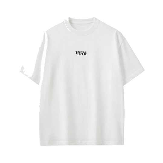 Voyd Bar Code White t-shirt
