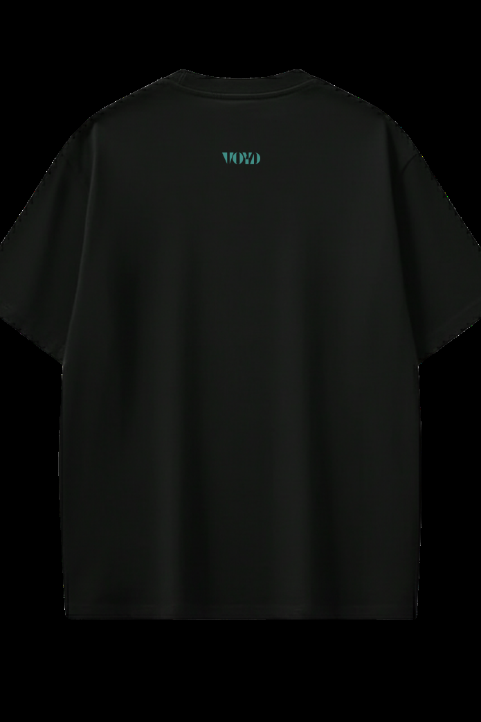 Voyd Abstract Alley Black T-shirt