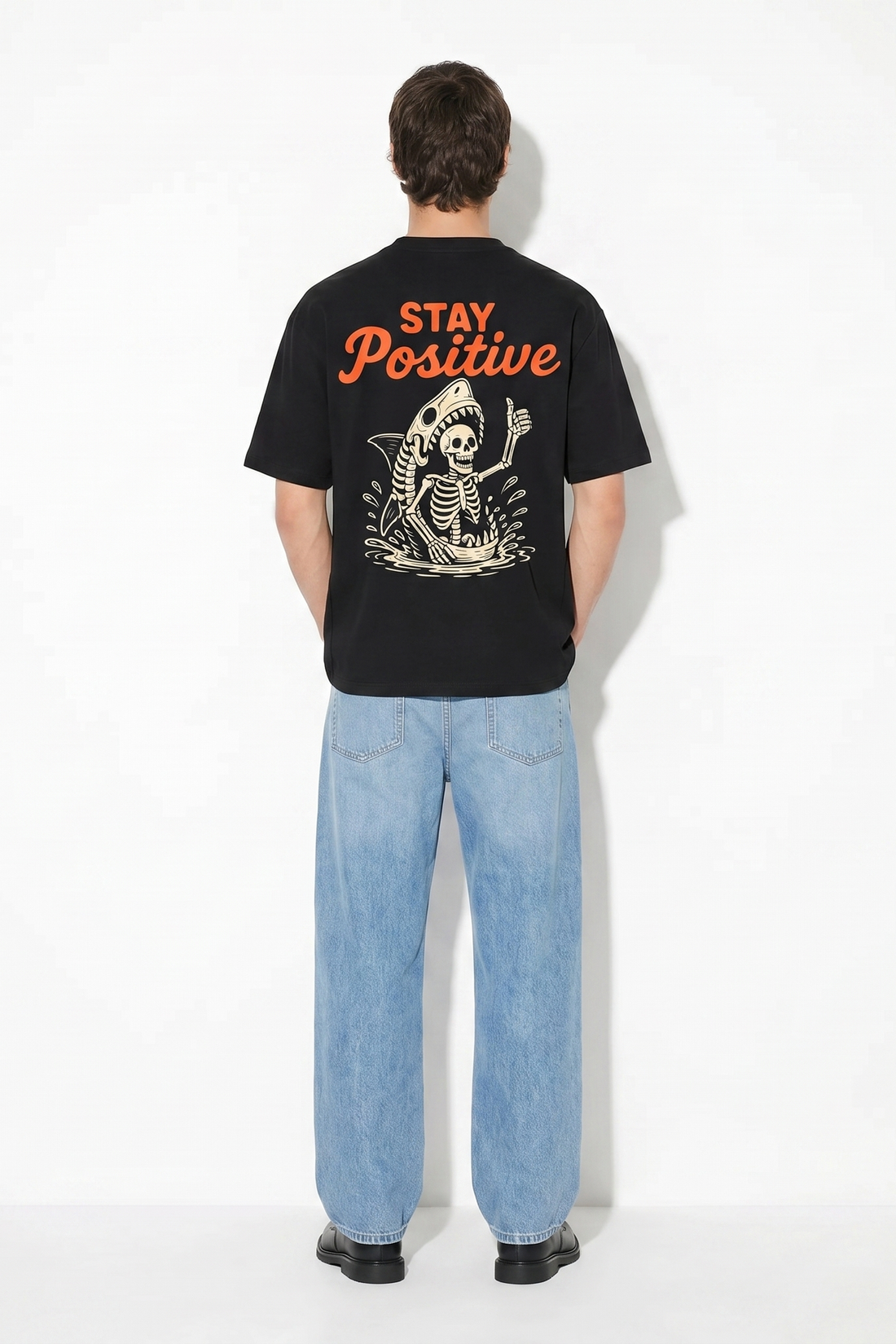 Voyd Stay Positive Black T-shirt