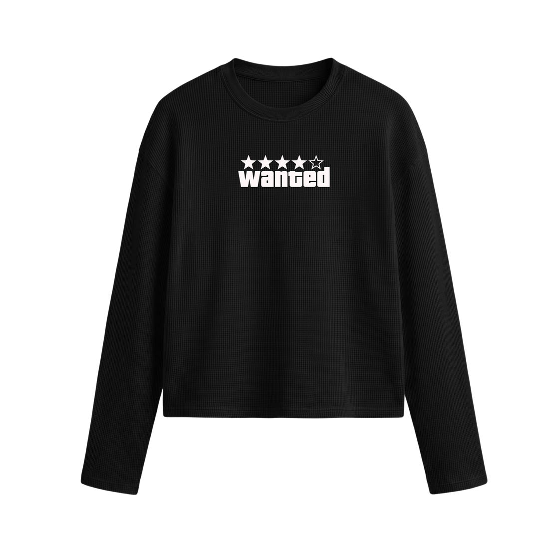 Voyd Silent Flex Oversized Waffle T-shirt Black
