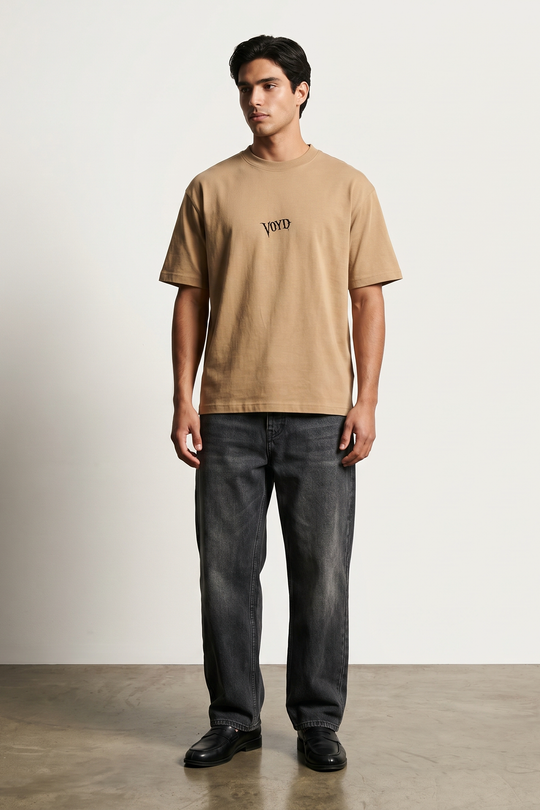Voyd Silk of Sin Beige T-shirt