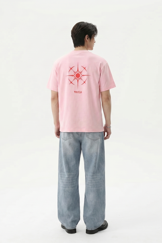 Voyd Lovers in Noir Pink T-shirt