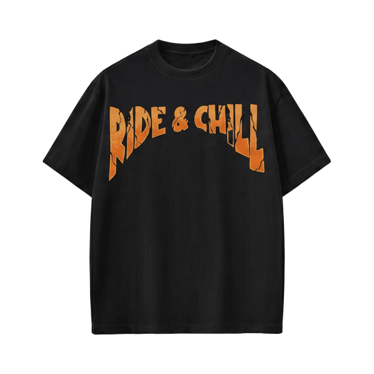 Voyd Ride and Chill Black T-shirt