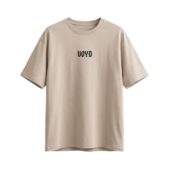 Voyd Silk of Sin Beige T-shirt