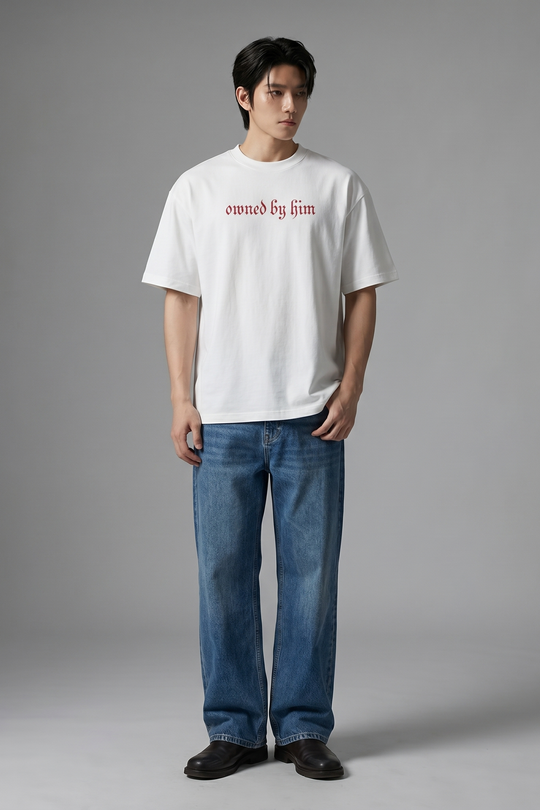 Owned by Him Voyd White T-shirt