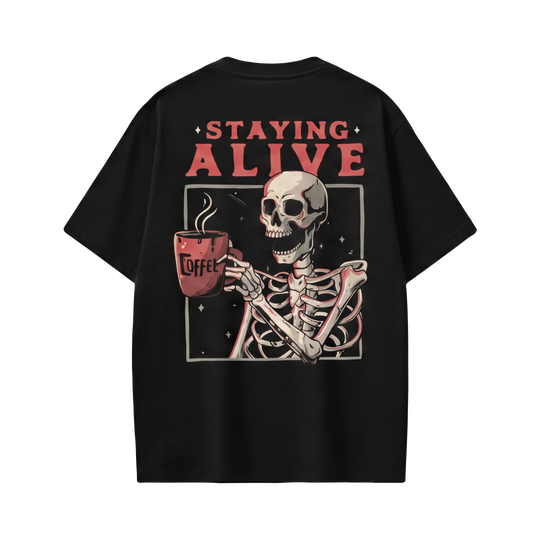 Voyd Staying Alive Black t-shirt