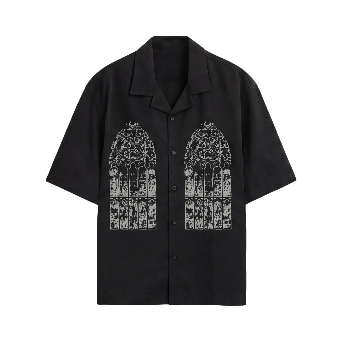 Void Silent Riot Black Bowling Shirt