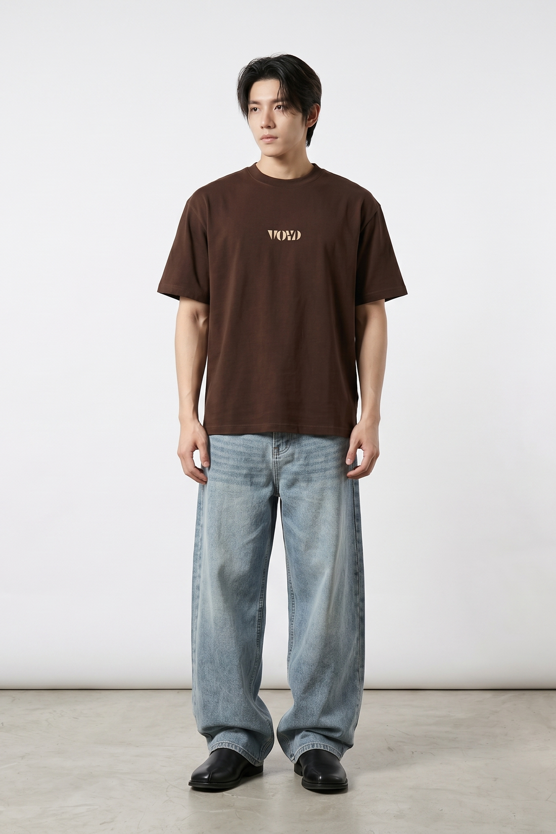 Voyd Social Battery Brown t-shirt