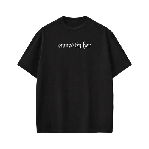 OWNED BY HER VOYD BLACK T-SHIRT