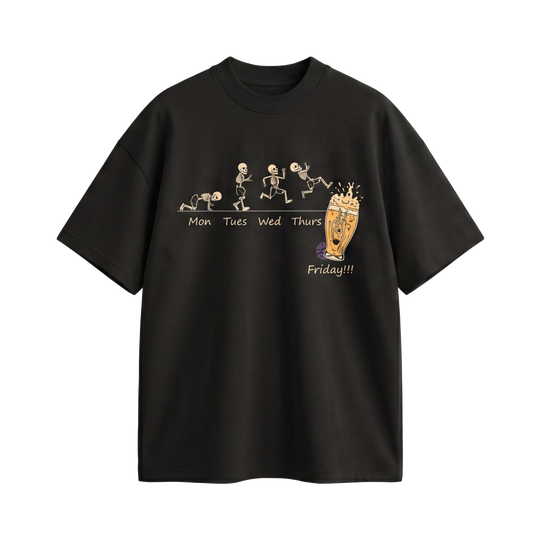 Voyd Skeleton Cheers Black t-shirt