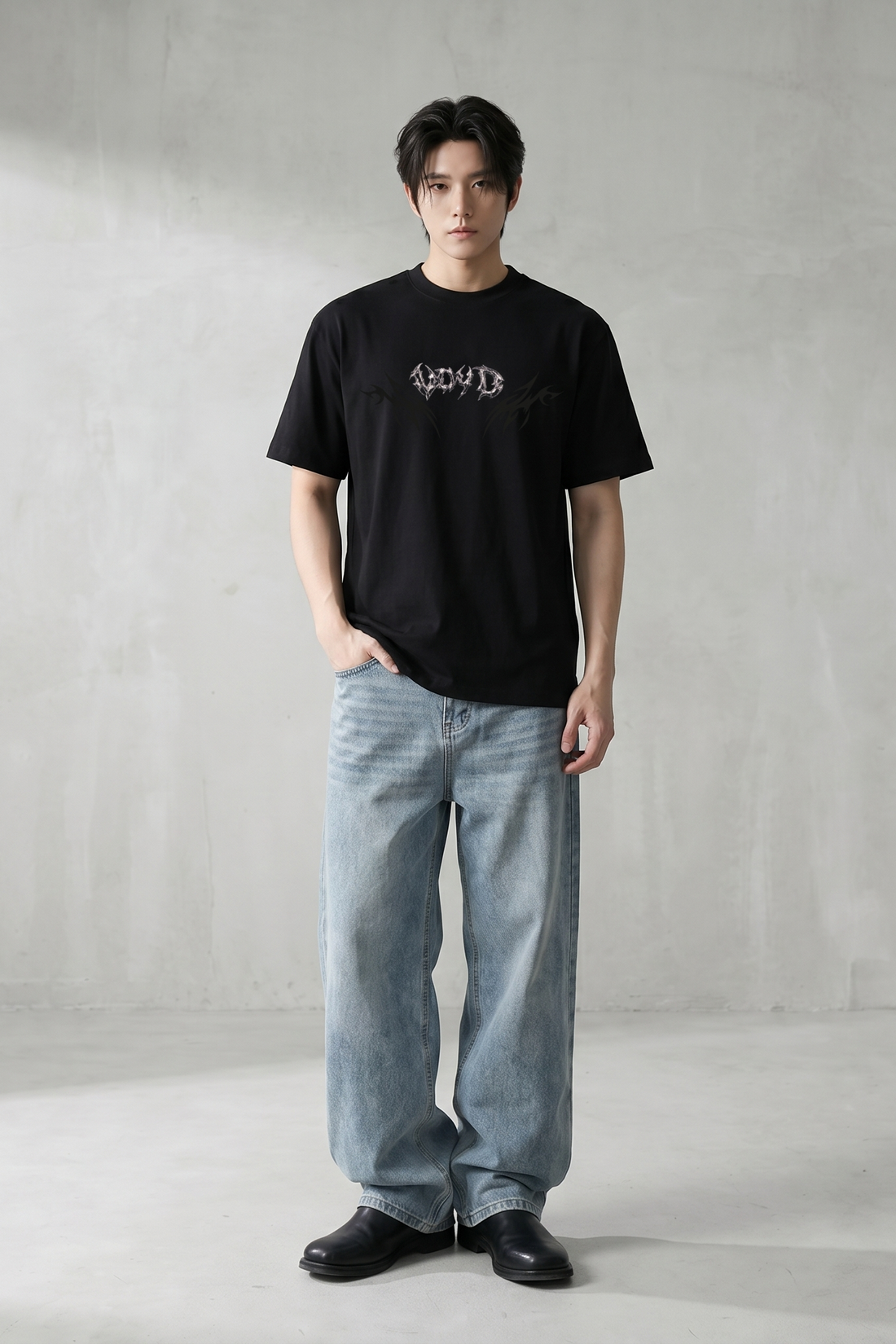Voyd Bone Rebellion Black T-shirt