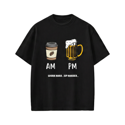 Voyd AM PM Routine Black t-shirt