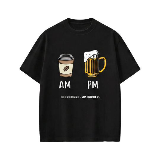 Voyd AM PM Routine Black t-shirt