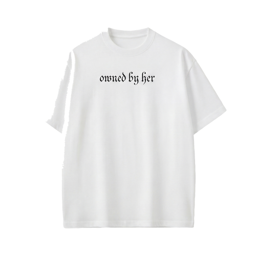 OWNED BY HER VOYD WHITE T-SHIRT