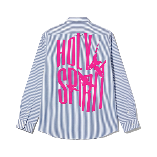 Voyd Holy Spirit Blue Stripe Shirt