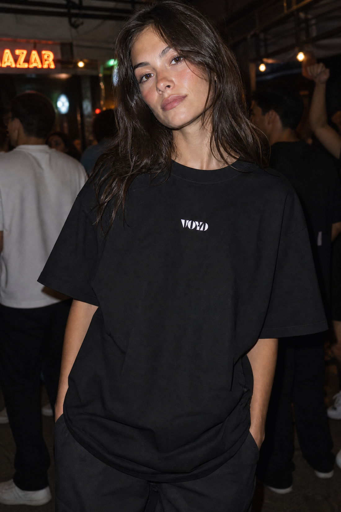 Voyd Bar Code Black t-shirt