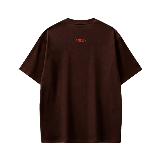 Voyd Stressed Out Brown T-shirt