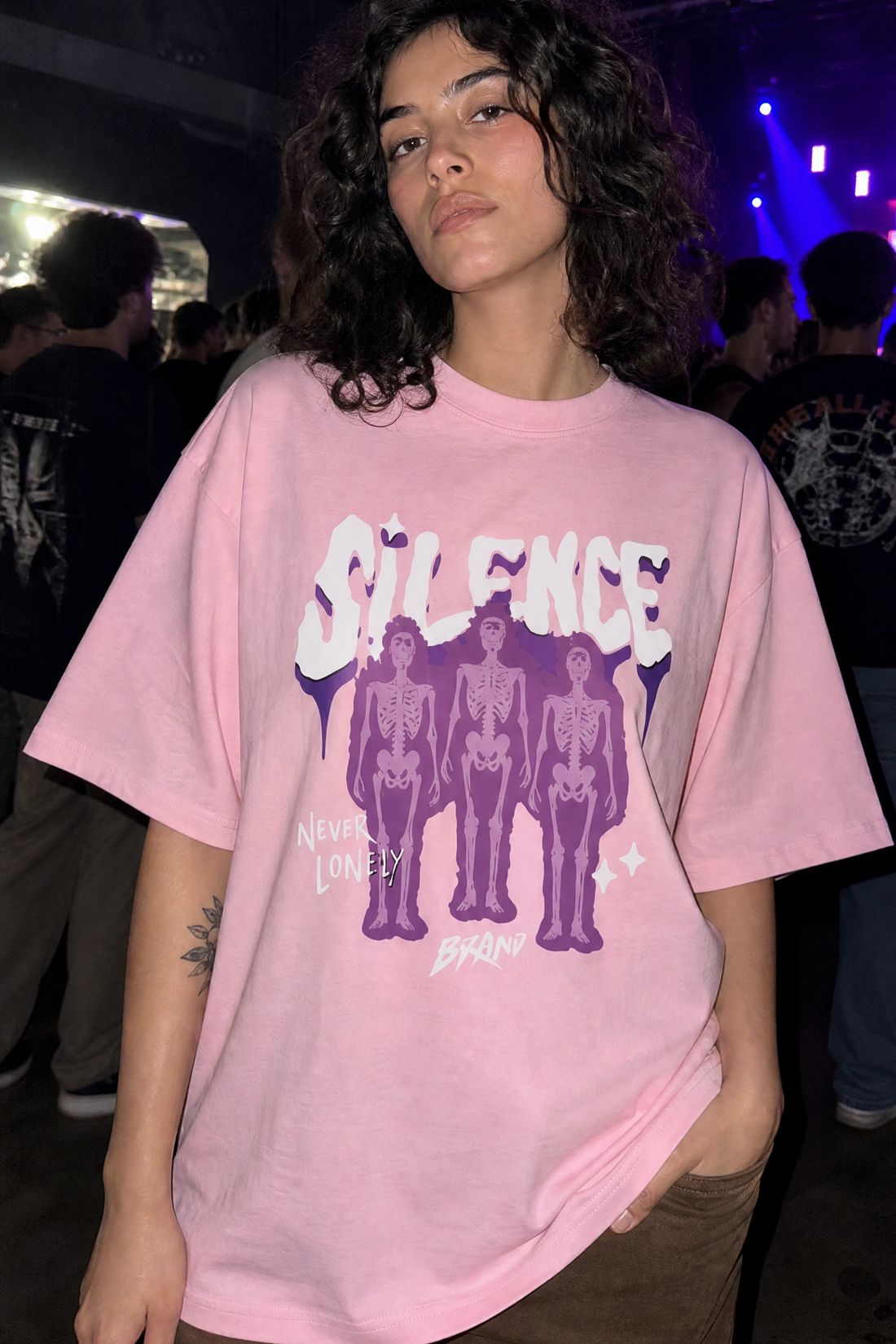 Voyd Cracked Identity Pink T-shirt
