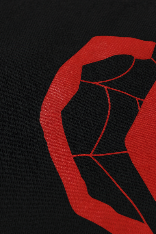 Voyd Red Spiral Black T-shirt