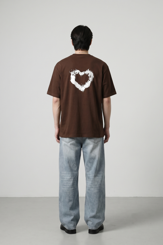 Voyd Subtle Signal Brown T-shirt