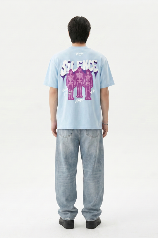 Voyd Cracked Identity Ice Blue T-shirt