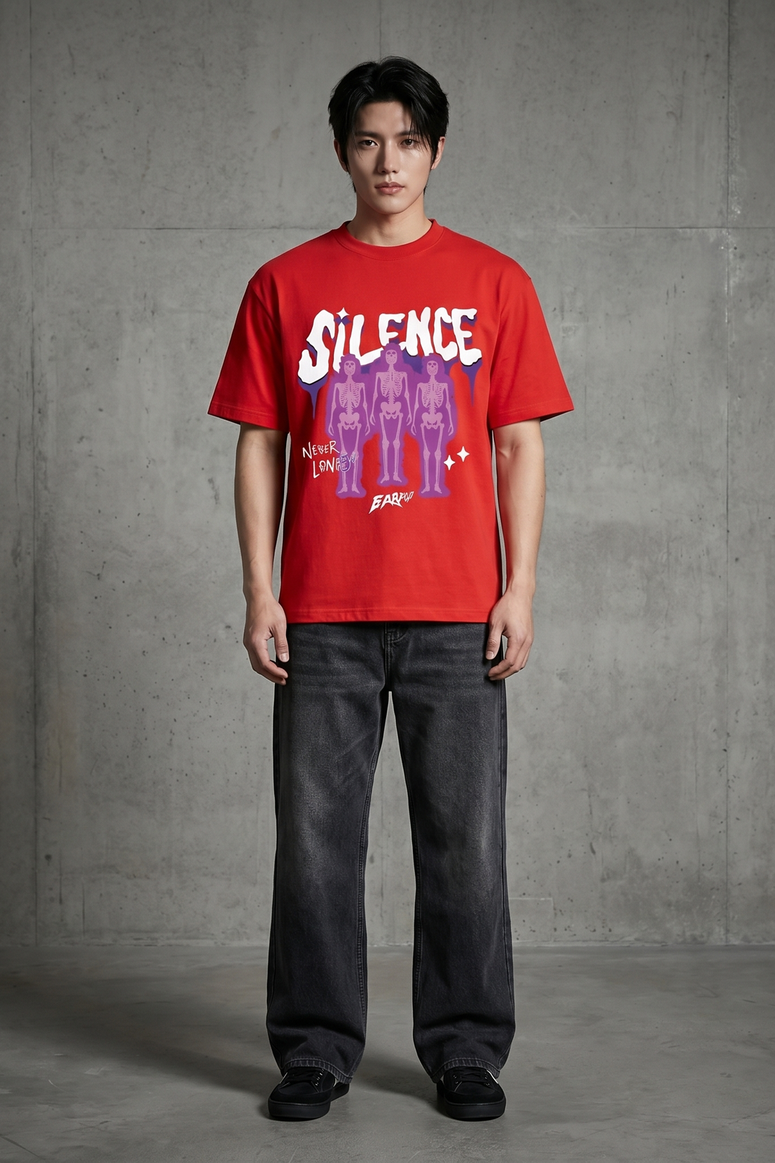Voyd Cracked Identity Red T-shirt