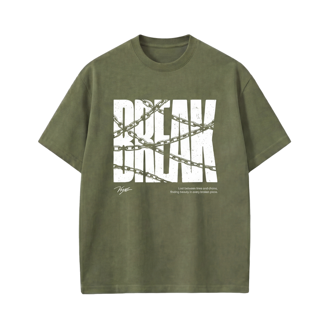 Voyd Soft Break Olive T-shirt
