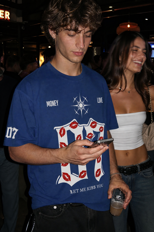 Voyd Lovers in Noir Blue T-shirt
