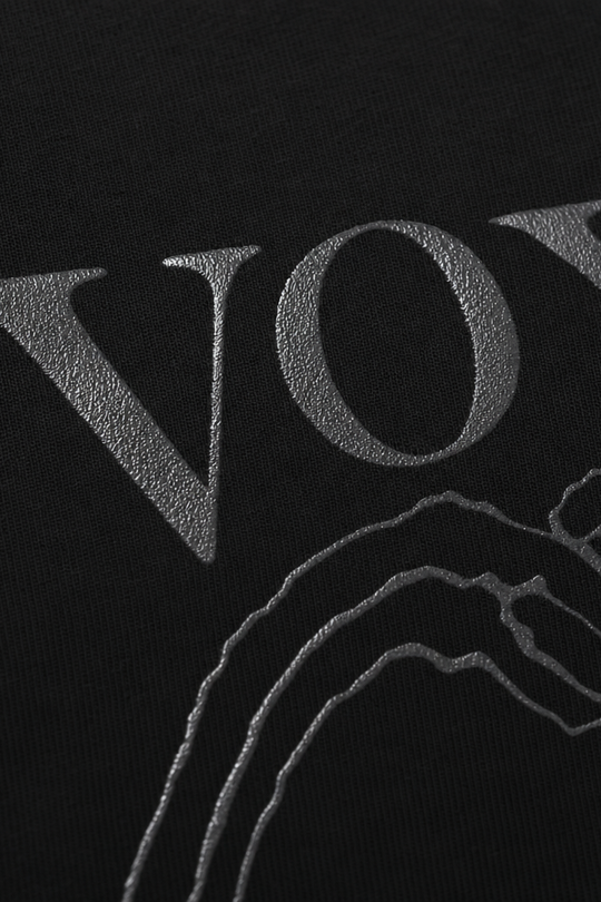 Voyd Heart in Static Black T-shirt