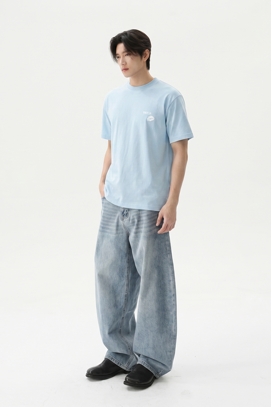 Voyd Design Drip Ice Blue T-shirt