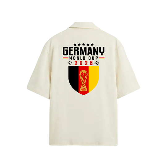 Voyd Berlin Syndicate White Bowling Shirt