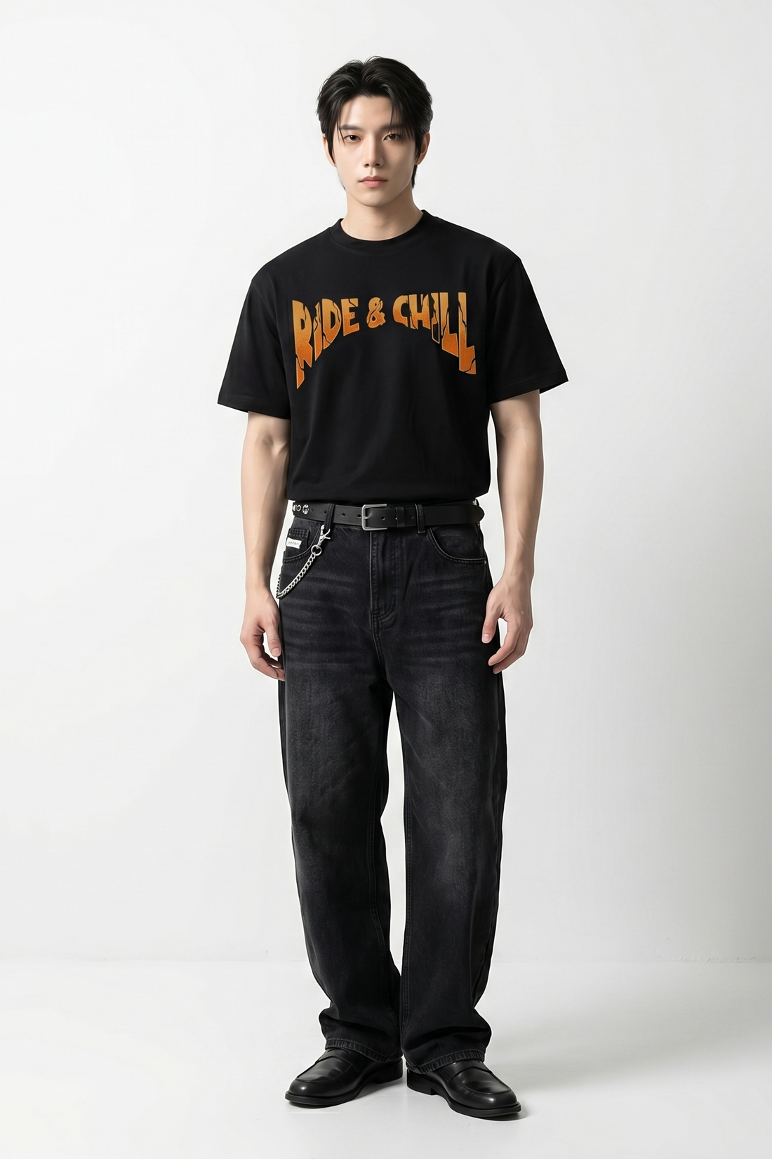 Voyd Ride and Chill Black T-shirt