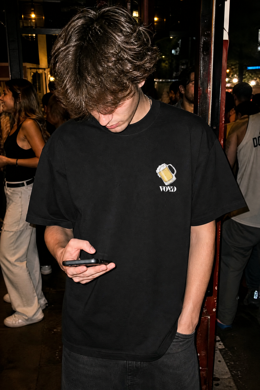 Voyd Beer Mode Black t-shirt