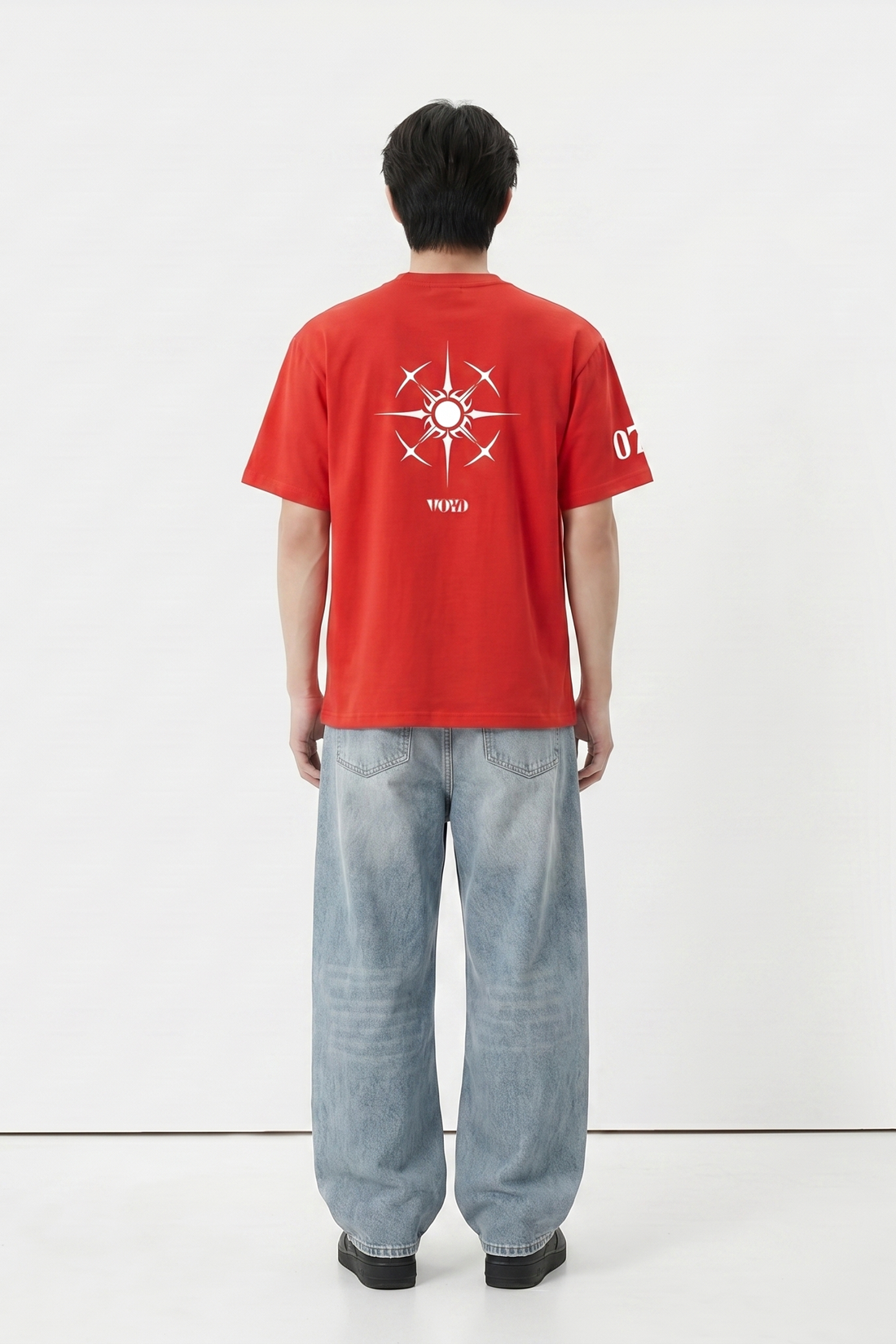 Voyd Lovers in Noir Red T-shirt