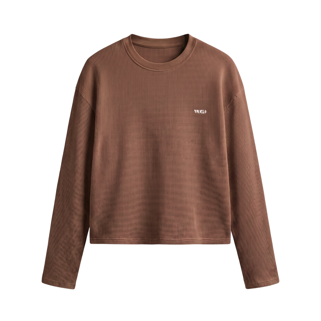 Voyd Stellar Energy Brown Waffle T-shirt