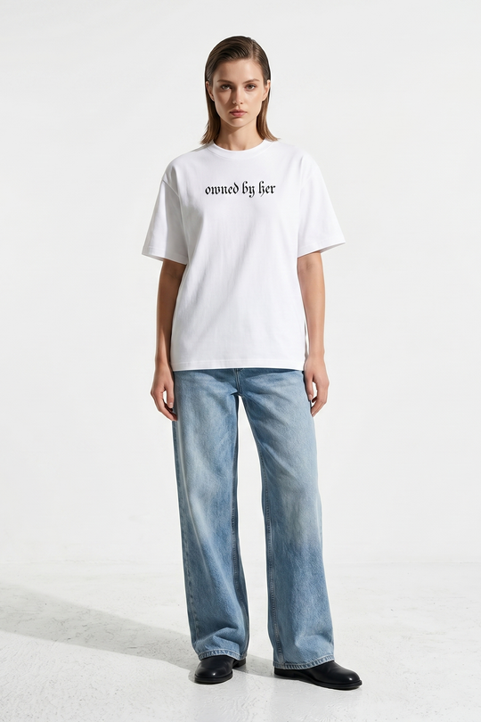 Owned by Her Voyd White T-shirt