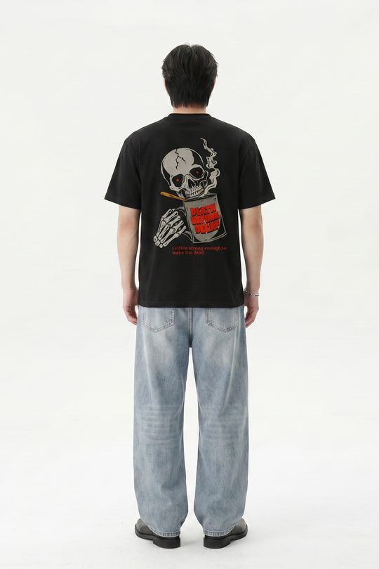 Voyd Death Before Decaf Black T-shirt