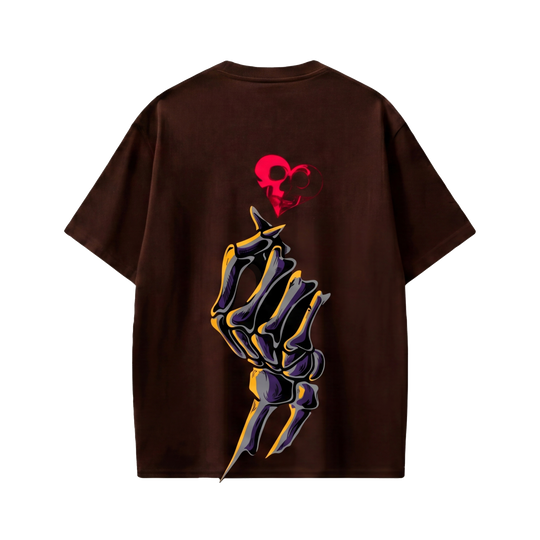 Voyd Still Not Heartless Brown T-shirt