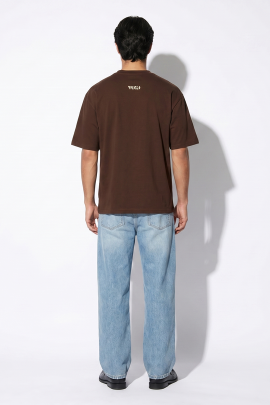 Voyd Skeleton Cheers Brown t-shirt