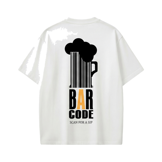 Voyd Bar Code White t-shirt