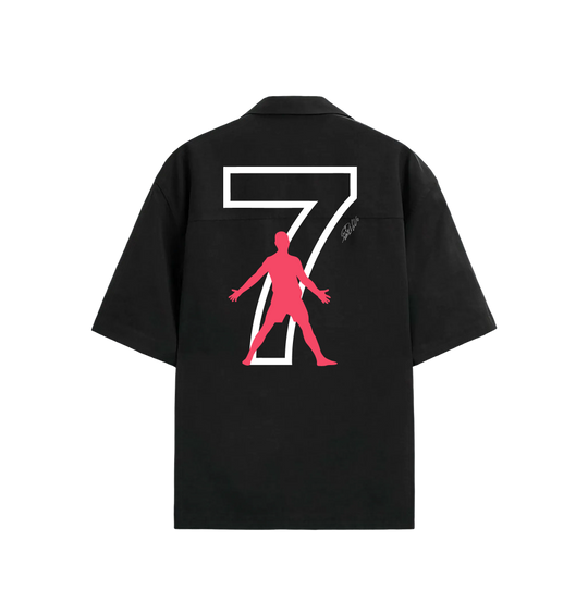 Voyd Seven Supreme Black Bowling Shirt
