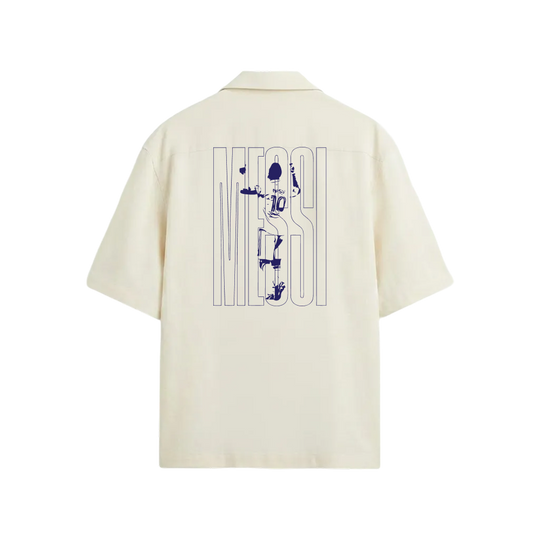 Voyd M10 Statement White Bowling Shirt